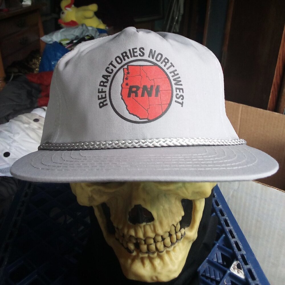 Deadstock Vintage Refractories Northwest Rope Snap Trucker Hat Cap